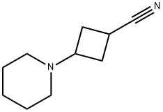 Cyclobutanecarbonitrile, 3-(1-piperidinyl)- (9CI) Struktur