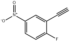 2-ETHYNYL-1-FLUORO-4-NITRO-BENZENE Struktur