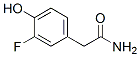 Benzeneacetamide,  3-fluoro-4-hydroxy- Struktur