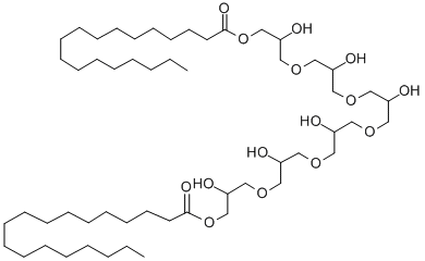 distearic acid, diester with hexaglycerol Struktur