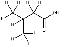 3-METHYLBUTYRIC-D9 ACID Struktur