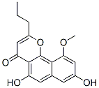 5,8-Dihydroxy-10-methoxy-2-propyl-4H-naphtho[1,2-b]pyran-4-one Struktur