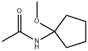 Acetamide, N-(1-methoxycyclopentyl)- (9CI) Struktur