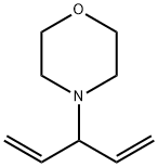 Morpholine,  4-(1-ethenyl-2-propenyl)-  (9CI) Struktur