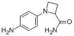 1-(4-AMINOPHENYL)-2-AZETIDINECARBOXAMIDE Struktur