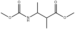 Butanoic  acid,  3-[(methoxycarbonyl)amino]-2-methyl-,  methyl  ester Struktur