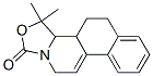 1H-Benz[f]oxazolo[4,3-a]isoquinolin-1-one,  3,3a,3b,4,5,11-hexahydro-3,3-dimethyl- Struktur