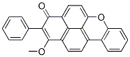 1-methoxy-2-phenyl-3H-naphtho[2,1,8-mna]xanthen-3-one Struktur