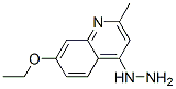 Quinoline, 7-ethoxy-4-hydrazino-2-methyl- (9CI) Struktur