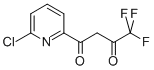 1,3-BUTANEDIONE, 1-(6-CHLORO-2-PYRIDINYL)-4,4,4-TRIFLUORO- Struktur