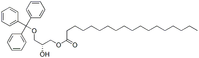 [R,(-)]-1-O-Stearoyl-3-O-trityl-D-glycerol Struktur