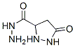 3-Pyrazolidinecarboxylicacid,5-oxo-,hydrazide(9CI) Struktur