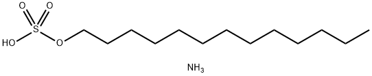 ammonium tridecan-1-yl sulphate Struktur