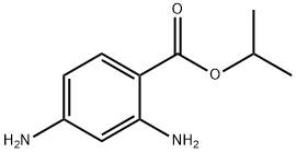 Benzoic acid, 2,4-diamino-, 1-methylethyl ester (9CI) Struktur