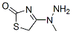 4-(1-Methylhydrazino)thiazol-2(5H)-one Struktur