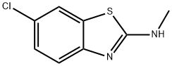 (6-CHLORO-BENZOTHIAZOL-2-YL)-METHYL-AMINE, 34551-19-4, 結構式