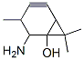 6α-Hydroxymethyl-13-methylchelidonan-11β-ol Struktur