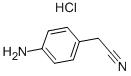 4-AMINOPHENYLACETONITRILE HYDROCHLORIDE Struktur