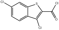 3,6-DICHLORO-BENZO[B]THIOPHENE-2-CARBONYL CHLORIDE Struktur