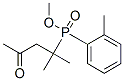 Phosphinic acid, (1,1-dimethyl-3-oxobutyl)(methylphenyl)-, methyl ester Struktur