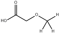 2-METHOXY-D3-ACETIC ACID Struktur