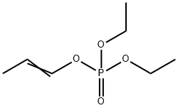 Phosphoric acid diethyl 1-propenyl ester Struktur