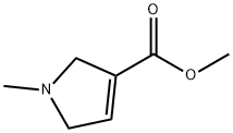 1H-Pyrrole-3-carboxylicacid,2,5-dihydro-1-methyl-,methylester(9CI) Struktur