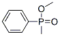 (-)-Methylphenylphosphinic acid methyl ester Struktur