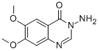 3-Amino-6,7-dimethoxy-4(3H)-quinazolinone Struktur