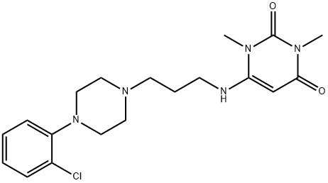 2-Demethoxy-2-chloro urapidil Struktur