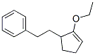 Benzene, [2-(2-ethoxy-2-cyclopenten-1-yl)ethyl]- (9CI) Struktur