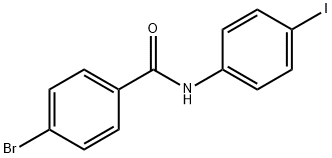 4-bromo-N-(4-iodophenyl)benzamide Struktur