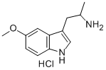 5-Methoxy-alpha-methyltryptaminehydrochloride Struktur