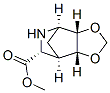 4,7-Methano-1,3-dioxolo[4,5-c]pyridine-6-carboxylicacid,hexahydro-,methylester,(3aS,4R,6R,7R,7aR)-(9CI) Struktur