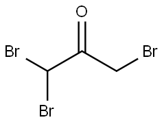 1,1,3-三溴丙酮, 3475-39-6, 結構式