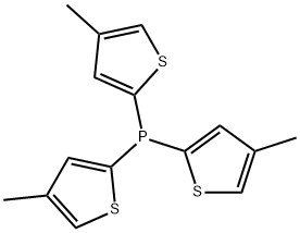 Tris(4-methyl-2-thienyl)phosphine Struktur