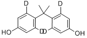 BISPHENOL-A-3,3',5,5'-D4 Struktur