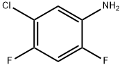 5-Chloro-2,4-Difluoroaniline Struktur