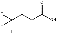 3-Trifluoromethylbutyric acid Struktur