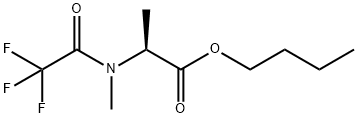 N-Methyl-N-(trifluoroacetyl)-L-alanine butyl ester Struktur