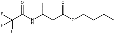 3-[(Trifluoroacetyl)amino]butyric acid butyl ester Struktur