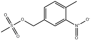 4-METHYL-3-NITROBENZYL METHANESULFONATE Struktur