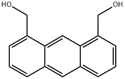 1,8-BIS(HYDROXYMETHYL)ANTHRACENE Struktur