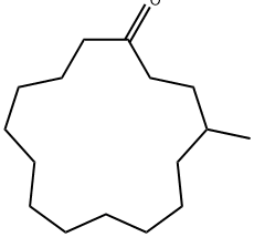 4-Methylcyclopentadecan-1-one Struktur