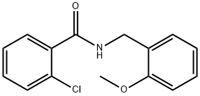 2-Chloro-N-(2-Methoxybenzyl)benzaMide, 97% Struktur