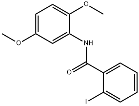 N-(2,5-dimethoxyphenyl)-2-iodobenzamide Struktur