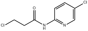 3-CHLORO-N-(5-CHLORO-2-PYRIDINYL)PROPANAMIDE Struktur