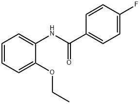 N-(2-ethoxyphenyl)-4-fluorobenzamide Struktur