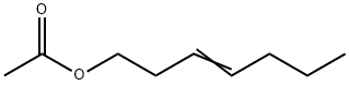 trans-3-Heptenyl acetate Struktur