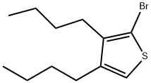 2-BroMo-3,4-Dibutylthiophene Struktur